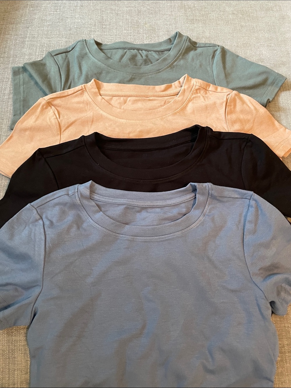 Amazon Women’s Bodysuit Tops - Sage Green, Beige, Black, Slate Blue